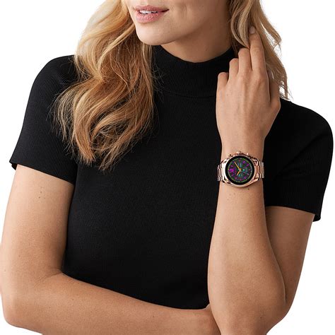 stappenteller michael kors smartwatch|Gen 6 Bradshaw Pavé Rose Gold.